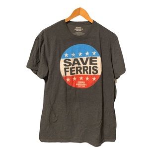 Unisex “Save Ferris” Distressed Graphic T-Shirt